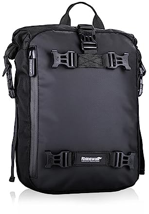 Maipula Motorradtasche Motorradrucksack 10/20/30L Dual-Sport Motorrad Satteltasche Gepäckträger Tasche Rückentasche，Schwarz -10L