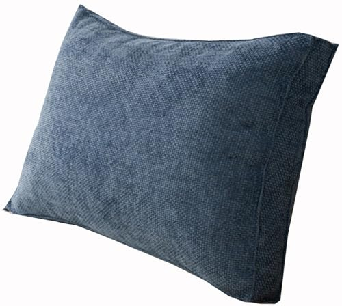 UWOBTN Cuscino da Lettura Divano, 60/70/80/90cm Schienale Testata Letto,Grande Cuscini Lettura Testiera, Removibile Lavabile Cuscino da Parete，Supporto Lombare Cuscino(Color 4,60x50+18cm)