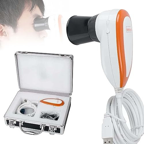Telecamera iridologica a iride ad alta risoluzione da 5,0 MP con obiettivo HD 30x e software di analisi - Iriscope USB per analisi dell'iride - Fotocamera multifunzione