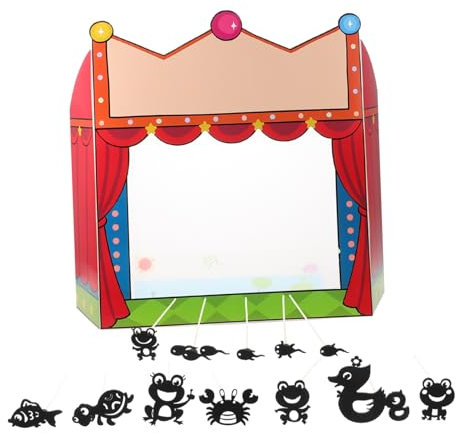 Vaguelly Puppenbühne Fürs Klassenzimmer Handgefertigtes Praktisches Schattenspiel Chinesisches Schattenspielspielzeug Puppentheater Und DIY-schattenspielset