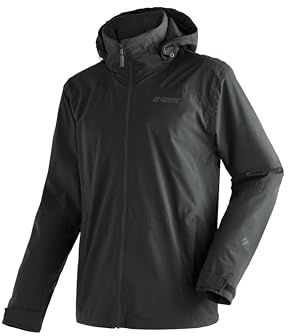 Maier Sports Metor Rec M - Chaqueta impermeable para hombre | Corte deportivo, mTEX para protección contra la humedad, forro de malla Silverplus, perfecto para todo el año