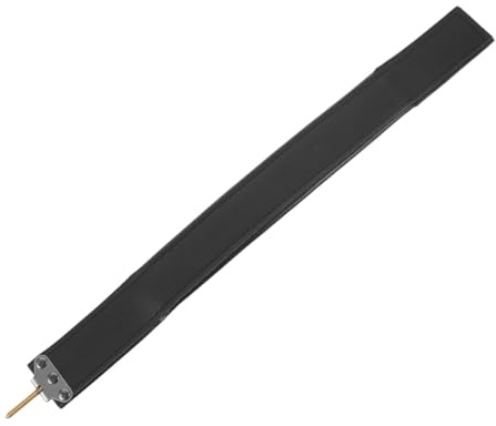 HOODANCOS Sangle D’Accordéon Basse en Cuir pour Gaucher Ceinture Accordéon de Rechange Réglable Accessoire Compatible Accordéon 120 Basses Longueur Minimum 56 CM Usage Professionnel et
