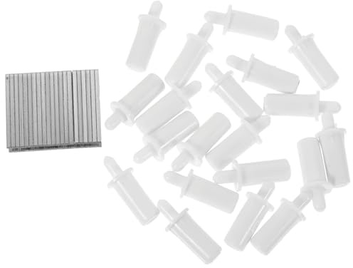 SEWOART Kit de Réparation Volets Persiennes 40 Pièces Goupilles Plastique Agrafes Acier Inoxydable pour Stores Bois Remplacement Réparation Accessoires Meubles Usage Domestique