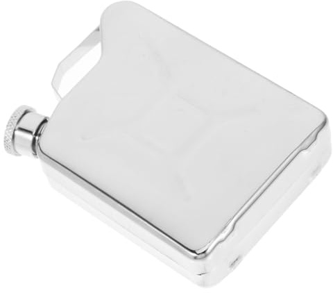 DOITOOL Fiaschetta da Uomo in Acciaio Inox 304 150ml Design Sigillante, Bottiglia di Liquore Tascabile per Campeggio e Attività Outdoor, Resistente per Vino, Whisky e Liquori