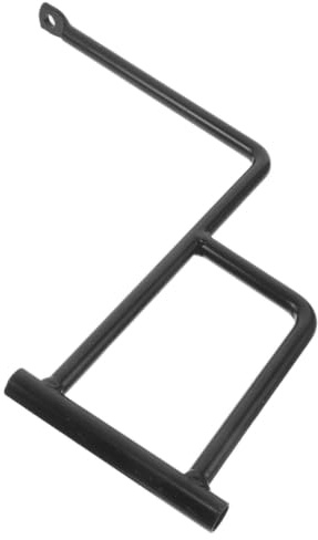ELEOUTI Soporte Hierro Negro de Espejo Retrovisor Carretilla Elevadora para Carretilla Elevadora Brazo de Fijación del Espejo Instalación Fácil y Montacargas Almacén y Exteriores