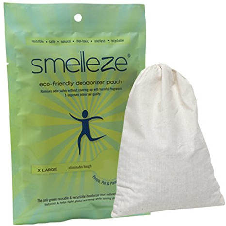 Smelleze Reusable Elderly Odor Eliminator & Nursing Home Room Deodorizer Pouch - Works for all Old Age, Sick, Nursing Home, Hospices, Urine, and Feces Smell, 150 Sq. Ft. Coverage