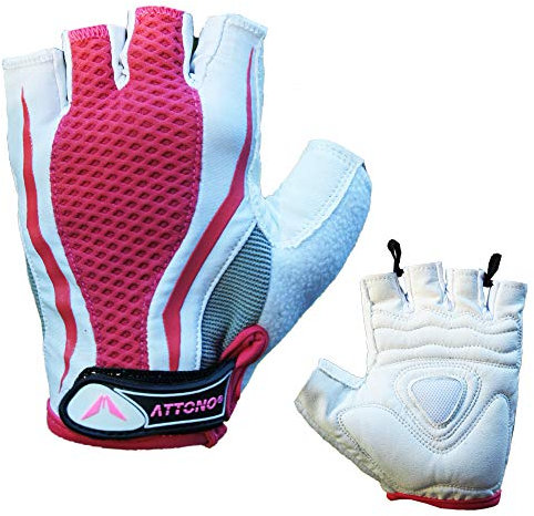ATTONO Fahrradhandschuhe Damen Mädchen Fahrrad Handschuhe - Größe 7