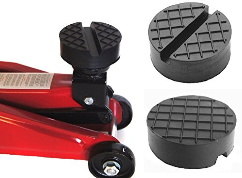 75x25mm V-Nut/Waffel Gummiauflage Gummi-Unterlage Auflage Wagen-Heber Hebebühne rund Auto Klotz Rangier-Wagenheber Puffer Reifen Reifenwechsel LKW Räder KFZ Tuning Zubehör