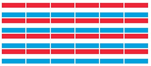 INDIGOS UG - Mini Aufkleber Set - Pack glatt - 33x20mm - selbstklebender Sticker - Luxemburg - Flagge - Banner - Standarte fürs Auto, Büro, zu Hause und die Schule - 24 Stück - für Auto, Laptop