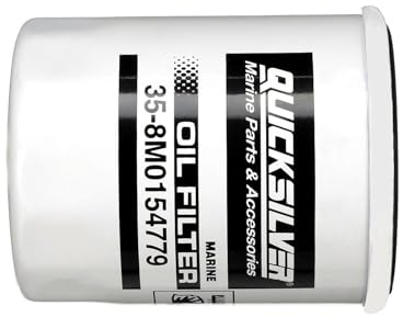 Quicksilver 8M0154779 20 Micron Oil Filter for Select Honda 75-250hp Outboards