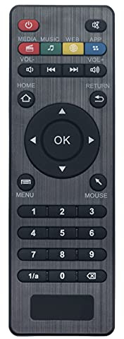 VINABTY X31-218 Telecomando di ricambio adatto per Amlogic Android Smart TV Box U7 S905W 433 MHz CS918 MXV Q7 Q8 V88 V99