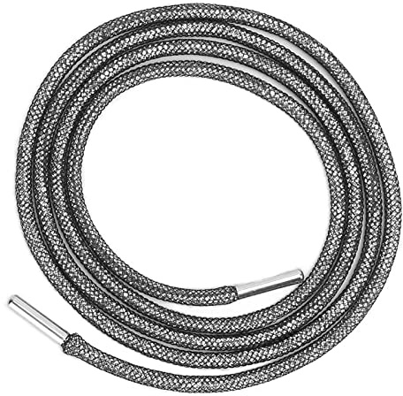 Hapivida Lacci Scarpe Ginnastica Strass, Lacci Strass Cristallo Scintillanti Decorazione per Scarpe, 4mm x 120cm, Strass Morbidi for Scarpe da Costume, Abbigliamento, Accessori