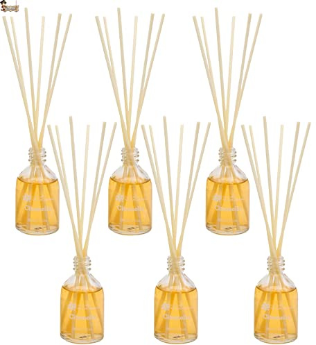 BricoLoco.com Citronela Repelente antimosquitos. Ambientador. Pack6x50 ml. Más cómodo y Seguro Que Velas. Ahuyentar Mosquitos Interior o Exterior. Protección Natural aceites Esenciales. Mikado. (6)