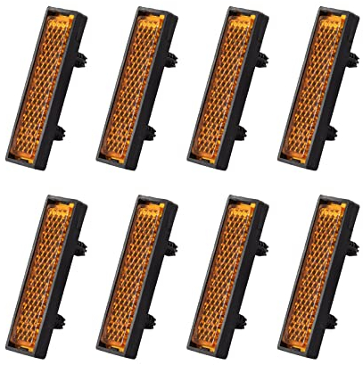 Reflektoren für Fahrrad Pedale, Reflektierendes Blatt Fahrrad, Pedal Reflektor, Nacht Sicherheit Warnung Pedal, Passend für Standard-Fahrradpedale, 8 Stück