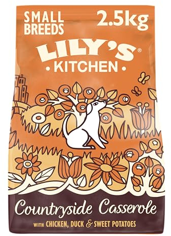 Lily's Kitchen Made with Natural Ingredients Adult Small Breed Dry Dog Food Chicken & Duck Grain-Free Recipe 2.5kg