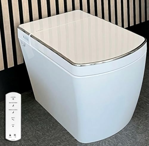 Inodoro Inteligente de Estilo Japonés Tokio | Temperatura asiento ajustable | Chorrito de agua | Mando a distancia| Descarga automática.