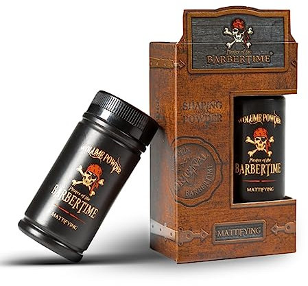 BARBERTIME Hair Styling Powder Wax | Hair Volume Dust | Mattifying Shapping Powder | Strong Matte Hold 20g