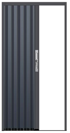 Schiebetür Falttür falttüren innentüren Verschließbares Falttürpaneel aus Aluminium für den Innen- und Außenbereich – 203 cm hoch, 60 70 80 90 100 110 120 130 140 150 160 170 180 cm breit, Küchentür,