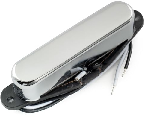 Musiclily Pro TL-60S Alnico 5 Single Coil Tonabnehmer Hals Pickup Chrom | 8,2K für Tele Style E-Gitarre