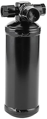 Secador receptor de aire acondicionado, secador de filtro, secador de aire acondicionado de metal Botella receptora de aire acondicionado Accesorio vertical para automóvil Negro