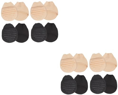 Healeved 8paare Silikon-fußpolster Für High Heels -vorfußsocken Für Damen Atmungsaktiv Und Wiederverwendbar Für Schuhstile Und Hautfarbe