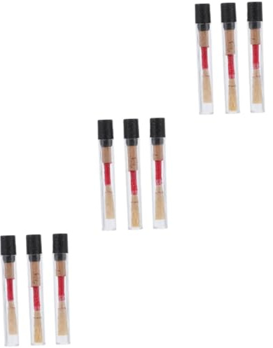 HEMOTON 9 Stk Oboenrohr einzeln verpackte Blätter Oboe liefert Ersatzschilf Oboenblätter bescherung trauzeugengeschenke Werkzeuge zum Spielen von Oboen hölzerne Schilf natürliches Schilf