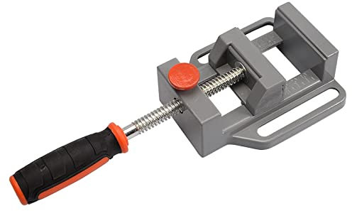 Drill Press Vice,Bench Portable Clamp Vice, Bench Vise Aluminum Drill Press Vise Aluminium Quick Release Manual Clamps Fast for Easy Drilling Bench Vises for Woodworking