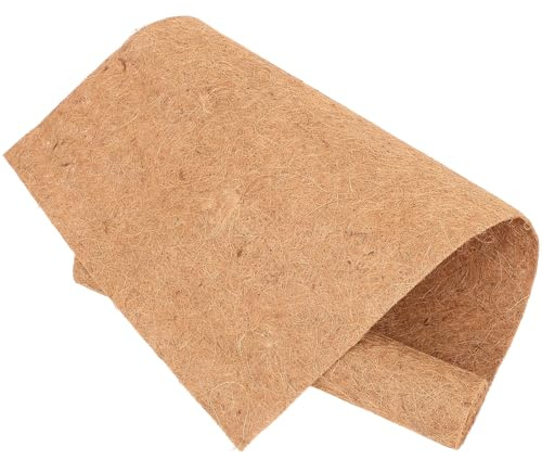 HOLIDYOYO Alfombra Natural de para Reptiles Resistente al Clima Permeable al Aire y Agua Sustrato Transpirable para Tortugas y Terrarios Protección Duradera para Mascotas