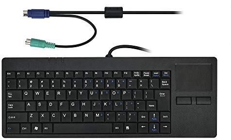 M MC Saite Wired PS2 Keyboard with Touchpad, 88 Keys
