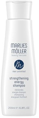 Marlies Möller Men Unlimited Strengthening Energy Shampoo 200 ml – stärkendes Energie-Shampoo für mehr Fülle & Glanz – Mit Panthenol & Phyto-Cell-Complex – Für trockenes Haar