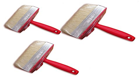 24 x Flächenstreicher Gr 3 x 12cm Pinsel Streicher Flachpinsel Malerpinsel Deckenbürste Lack