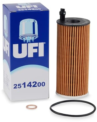 UFI Filters, Filtro de Aceite 25.142.00, Filtro de Aceite de Recambio, Apto para Modelos BMW, BMW Alpina, Mini y Toyota