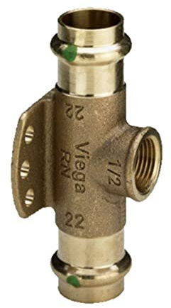 'Viega 2217.3 – Te MURAL Sanpress 2217.3 15 x 1/2x15 mm Bronze