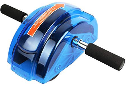 Slider Roller Wheel With Extra Thick Knee Pad Mat and Comfort Foam Handles (Blue)
