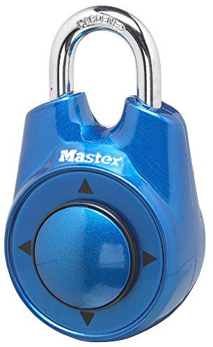 Master Lock 1500iD Set Your Own Directional Combination Padlock, Blue