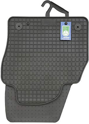Petex 21210 Fußmatten Set Gummimatten Vorne und Hinten Matten schwarz Kompatibel mit SKODA Scala Schrägheck