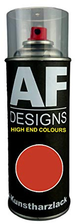Alex Flittner Designs Kunstharz Lackspray Spraydose REFORM ROT seidenmatt | Hochwertiges Kunstharz Spray mit drehbarem Sprühkopf