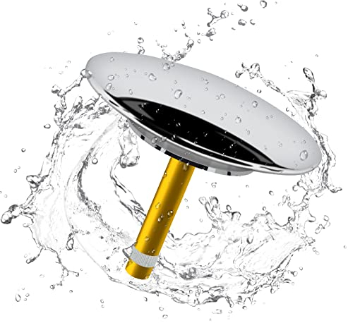 TopHomer 70 mm Badewannenstöpsel, universeller Waschbeckenstöpsel, Vollkupfer, verstellbar, doppelt versiegelt, für Waschbecken, Küche, Badezimmer