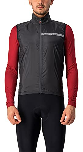 Castelli 4521512 Squadra ST. Vest Men's Sports Vest Schwarz XL