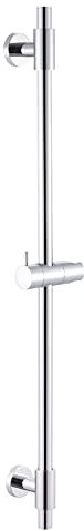 KES Saliscendi Doccia Acciaio Inossidabile SUS304 con Supporto Soffione Regolabile 78CM Lucido, F209S78-PS