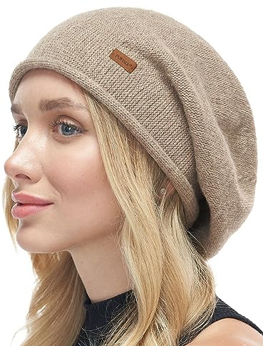 FURTALK Damen Slouchy Beanie Winter Mütze Weich Warm Strickmütze Gestrickt Wintermütze