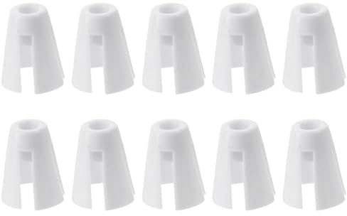 YYlingx 10Pcs 1.5 * 1.26Inch White Reusable Plastic Coil Claw Thread Spool Cone Holder Sewing Accessories for Sewing Machine