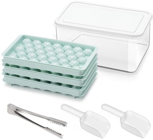 Nutmanel Eiswürfelform Silikon, 3 Stück Silikon Eiswürfelform mit Deckel BPA Frei, Eiswürfelformen&Eiswürfelschalen, Ice Cube Tray with Lid, für Bier Cocktails Whisky Obst Fruchtpürees Eiscreme Eistee