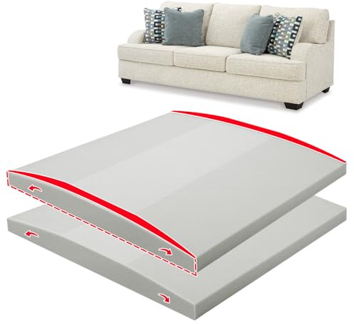 baibu 55 x 55cm Sofa Couch Cushion Support for Sagging Seat Trapezoidal Furniture Seat Under Cushion Sag Repair,2Pack