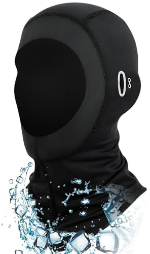 Sommer Sturmhaube für Herren und Damen, Sturmhaube Motorrad Schwarz Seide Kühlung Sturmmaske Atmungsaktiv Balaclava mit Brillenlöchern für Outdoorsports Radfahren Fahrrad Motorrad Helm Innenfutter