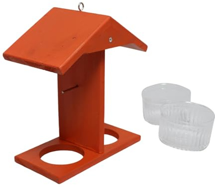 Comedor de pájaros al aire libre para pájaros al aire libre, villas, jardines, comederos de pájaros, dispensadores de alimentación al aire libre, colgante, dispensador de comida para mascotas, balcón