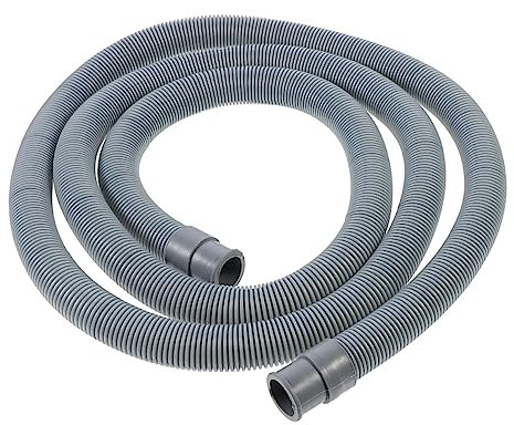 Lurrose 2m Flexible Washing Machine Draining Hose Extension Water Drain Pipe for Washing Machines Easy to Install and Use
