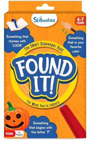 Skillmatics Scavenger Hunt Card Game - Found It, Educational Game Collections, Perfect for Home, School, Travel, Playdates & Party Games, Gifts for Kids and Families, for Ages 4, 5, 6, 7