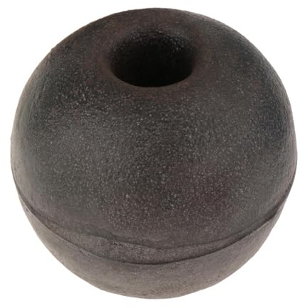 perfk Flotteur en Corde, Boule Flottante, marqueur de pêche en de 15 cm, bouée d'ancrage pour Bateau, Lignes d'avertissement de, Noir