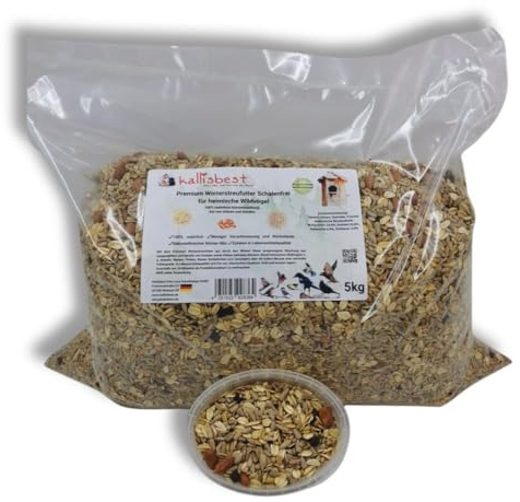 Kallisbest Premium Winterstreufutter Schalenfrei für heimische Wildvögel (5kg)